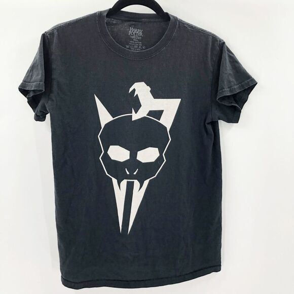 Harry Potter Unisex Black Dementer Graphic Casual Tee T Shirt Size S - Picture 1 of 3